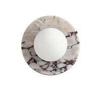 HEBXMF Applique murale ronde créative, lampe murale moderne en verre marbré de style industriel, applique murale à une tête avec culot G9, luminaires décoratifs pour véranda, chambre, café