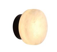 HEBXMF Appliques murales créatives, applique murale simple de style français, abat-jour en marbre avec source lumineuse LED, luminaires décoratifs pour escaliers, portes et entrées