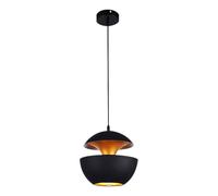 HEBXMF Suspension de style industriel nordique, lustre à vis E27 à tête unique, abat-jour de lampe suspendue en métal personnalisé, luminaires de décoration d'étude de chambre à coucher de salon