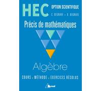 HEC - Option scientifique - Précis de mathématiques : Algèbre