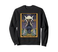 Hecate The Moon Carte de Tarot déesse Sorcellerie païenne Wiccan Sweatshirt