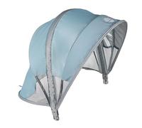 HECCEI Parasol Pare Amovible pour Bouee Protection UPF 50+ (Bleu Papillon)