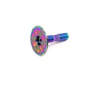 HECHENBAO Alliage Compatible avec Les pièces de vélo, Tube de Selle de vélo, butée de Colonne de Direction en Forme de Champignon, Disque offrant Un Support Stable for Les vélos(Colorful)