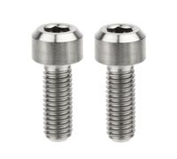 HECHENBAO Boulons Fixes M5 x 14 mm for Levier de Vitesse de vélo de Route VTT, vis de Levier de Frein à Six pans Creux M4, Fixations, Accessoires de vélo(Silver 2pcs)