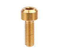 HECHENBAO Boulons Fixes M5 x 14 mm for Levier de Vitesse de vélo de Route VTT, vis de Levier de Frein à Six pans Creux M4, Fixations, Accessoires de vélo(Golden 1PC)