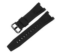 HECHENBAO Bracelet en cuir compatible avec GST-S130 110 120 W300 200 100 Bracelet en nylon adapté à un usage quotidien(Black black B)
