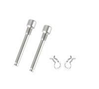 HECHENBAO Goupille de retenue de plaquette de Frein à Disque de vélo, goupille de retenue de vélo avec circlip, étrier en Alliage, vis M4, boulons(Silver Pin and Clip)