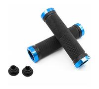 HECHENBAO Housse de Guidon vélo avec Verrouillage, revêtement antidérapant for VTT, Accessoires poignée en Mousse(Blue)