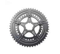 HECHENBAO Plateau de vélo de Route 110BCD 5 Griffes, Double Plateau 2x11 12 Vitesses 50-34T 52-36T 53-39T, Compatible avec Les manivelles S350 S900(53-39T,GXP to 110BCD 5-Claw)