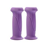 HECHENBAO Poignées de vélo antidérapantes en Caoutchouc 22 mm, Manchons d'équilibre for Skateboard, poignées universelles for VTT(Purple)