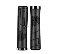 HECHENBAO Poignées de vélo, Gants VTT, klaxon, poignées en Caoutchouc Silicone(Black)
