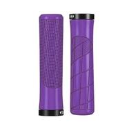 HECHENBAO Poignées de vélo, Gants VTT, klaxon, poignées en Caoutchouc Silicone(Purple)
