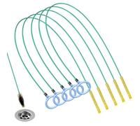 HECHKJ 5 Pièces Deboucheur Evier, Deboucheur Canalisation, Furet Deboucheur de 90 cm, Convient Pour les Cuisines, les Salles de Bains et les Balcons