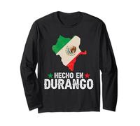 Hecho en Durango Mexique - Fier d'être Mexicain - Durango Manche Longue