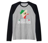 Hecho en Durango Mexique - Fier d'être Mexicain - Durango Manche Raglan