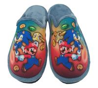 HECHO EN ESPAÑA Chaussures de maison pour enfants, détalonnées, confortables, légères, Sony Y Mario, 29 EU
