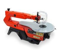 HECHT Scie à chantourner électrique de 120 W pour loisirs et modélisme - Serrage rapide - Base massive - Table de travail réglable à 45° - Lame de scie à chantourner de 127 mm de long