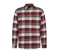 HECHTER PARIS Chemise beige / gris / bordeaux / blanc, Taille XL