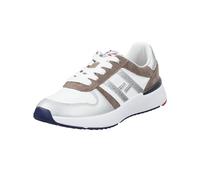 Hechter Paris Femme Emma Basket, Blanc/Taupe/argenté, 41 EU