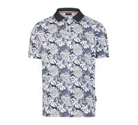 HECHTER PARIS T-Shirt bleu / bleu foncé / blanc, Taille M