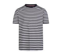 HECHTER PARIS T-Shirt bleu foncé / blanc, Taille XXXL