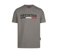 HECHTER PARIS T-Shirt bleu / gris foncé / rouge / noir / blanc, Taille L