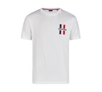 HECHTER PARIS T-Shirt bleu / rouge / blanc, Taille XXXL