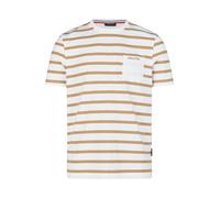 HECHTER PARIS T-Shirt camel / blanc, Taille M