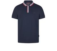 HECHTER PARIS T-Shirt 'Pique' bleu marine / rouge / blanc, Taille L