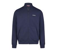 HECHTER PARIS Veste de survêtement bleu foncé / rouge sang / blanc, Taille M