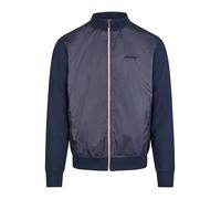 HECHTER PARIS Veste mi-saison bleu foncé / rouge sang / blanc, Taille XXL