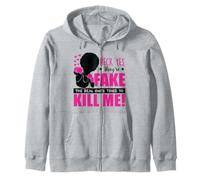 Heck Oui, Ils sont Faux Les Vrais Ont essayé de me Tuer Sweat à Capuche