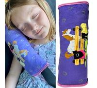 HECKBO Dino oreiller de voiture pour enfants - lavable en machine - doudou doux - oreiller de ceinture de voiture de haute qualité, housse de ceinture (Cheval)