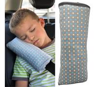 HECKBO Dino oreiller de voiture pour enfants - lavable en machine - doudou doux - oreiller de ceinture de voiture de haute qualité, housse de ceinture (Étoile)