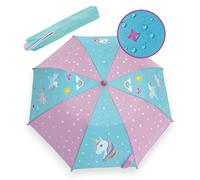 HECKBO Magique enfants parapluie aux couleurs changeantes - licorne - La couleur change sous la pluie - parapluie pliant pour garçons et filles- cartable parapluie parasol pour jeunes écolier