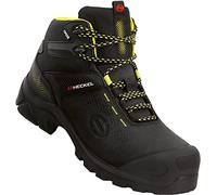 Heckel MACCROSSROAD 3.0 S3 HIGH 6731339 Chaussures montantes de sécurité S3 Pointure (EU): 39 noir, jaune 1 paire(s)
