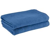 Heckett Lane Bath Beach Towel, Jeans Bleu, 90 x 180 cm