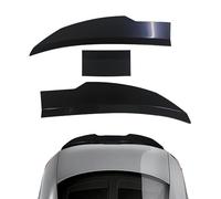 Heckflügel Spoiler - 3 Teiliges Auto Dach Tuning Teil, Racing Heckspoiler | Universelles Anbauteil Für Pickup SUV Coupe Limousine Kombi GT Sportwagen Truck Fahrzeug Roller Fahrer Zubehör Show Event