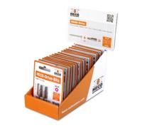 HECO Blister tray, HD-40, rose, 15 blisters de 2 embouts chacun Quantité:1