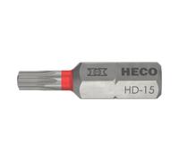 HECO Embouts, HECO-Drive, HD-15, rouge, 2 pcs. Quantité:2