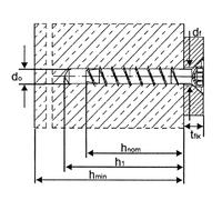 Heco-MM plus vis à béton à tête fraisée 7,5x75 Multi-Monti vis d'ancrage, acier inoxydable A4 - 50 pièces