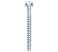 Vis béton acier zingué blanc tête hexagonale à embase MULTI-MONTI Plus - 12 x 90 mm - x25 HECO
