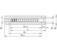 Heco MULTI-MONTI-plus 7,5x40, T-Drive nu, pointe phosphatée ; 50 pcs. , 56623