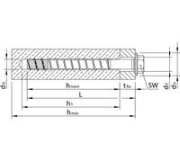 Heco MULTI-MONTI-plus F A4 10, 0 x 100, tête fraisée, T-Drive (25 pièces)
