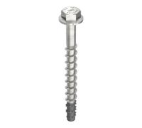 Vis béton inox A4 tête hexagonale à embase filetage partiel MULTI-MONTI Plus - 10 x 75 mm - x25 HECO