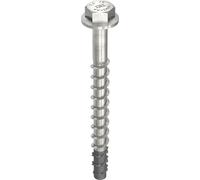 Vis béton inox A4 tête hexagonale à embase filetage partiel MULTI-MONTI Plus - 7,5 x 85 mm - x50 HECO