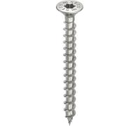 HECO Tête fraisée TOPIX-plus avec poches de fraisage A2 5,0 x 70, HECO-Drive, HD-25, filetage complet variable, nu, traité par glissement 200 pces