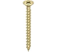 Heco -TOPIX-plus 2,5x16 Filetage plein variable PZD-1 Tête fraisée zinguée jaune, A3L, 60017