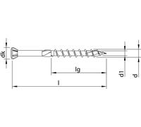 Vis HECO-Topix-Plus pour pare-close - T-Drive, FP, A3K