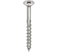 HECO-TOPIX-plus Vis à tête fraisée 6x100 filet partiel PZD-3 nu, traitées contre le glissement, 100 pcs. , 61825